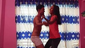 Hanif and popy khatun dance wildly after their steamy homemade bengali fuck session
