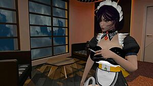 Young trans babe with big tits joins bisexual fun