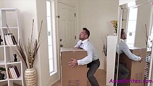 Perverted White Man Pounds Bound Asian Fuck Doll Hardcore With Spanking