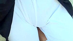 Village Girl's Tight Pussy Craves Hard Outdoor Thrusts