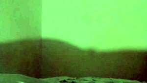 masturbating on new white bed spreading ass in jeans