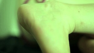 Silk Satin Fetish Brunette Teen Masturbates Huge Tits Ass Solo