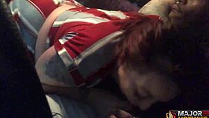 kendra lee rides rome major creaming her busty blonde milf pussy outdoors!