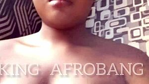 Princess Afrobang Black Teen Solo Tease