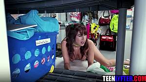ever wonder what happens when a teen shoplifter slut meets the cop?