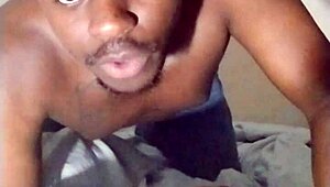 masturbating on new white bed spreading ass in jeans