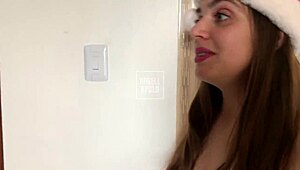 santa's blonde secratary forgot my big present oh man!