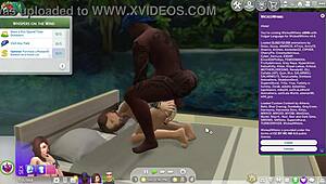 mom takes bbc boyfriend's monster cock up her ass