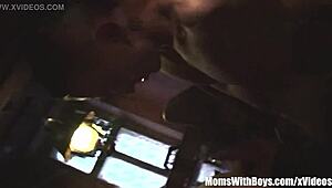 whoa this cougar store owner slurps young cocks then rides hard 💦👅