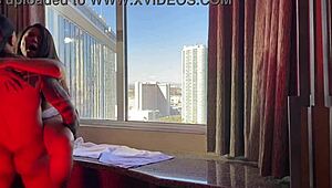 her big tits bounce on bbc in hotel