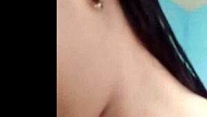 filipina amateur shaves her small tits body in shower then masturbates on web chat