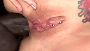 my lover's huge black cock gapes my ass interracial deep