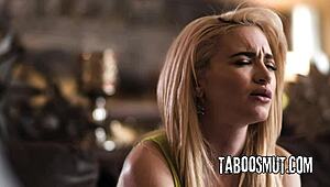 blonde babe bends over for pervy businessman free use cowgirl ride