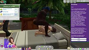 mom takes bbc boyfriend's monster cock up her ass
