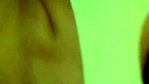 Redbone ebony amateur takes bareback latino cock on sofa wet thong panties pulled aside