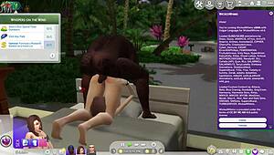 mom takes bbc boyfriend's monster cock up her ass