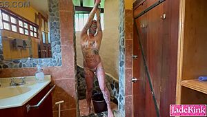 hey i just follow master's orders writing on my body for total humiliation play