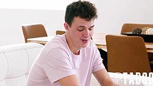 oh man stepmom's flight attendant roleplay got wild... she blew me sucked tits big ass pov