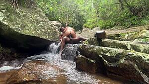 Can You Handle Her Sitting on Black Cock Till She Squirts in Sheer Red Comp? 