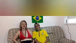 playin with myke brasil huge tits big pussy lips milf style
