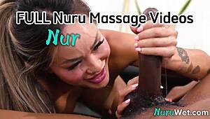 whoa petite tatted asian masseuse with big tits slurps and fucks isiah maxwell's bbc in nuru gel 😍🍑🔥