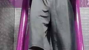 imagine your gym roommate daddy on that machine, wanna spot her sweaty workout pussy?