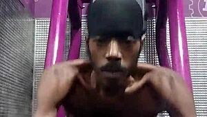 imagine your gym roommate daddy on that machine, wanna spot her sweaty workout pussy?