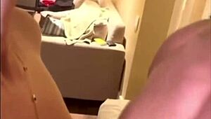 real footage of latina wife cheating with creampie from stranger as hubby waits