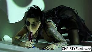 Christy mack toys her tight wet pirate pussy