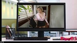 Stepson Pounds Milf's Big Tits with Monster Cock