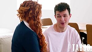 oh man stepmom's flight attendant roleplay got wild... she blew me sucked tits big ass pov