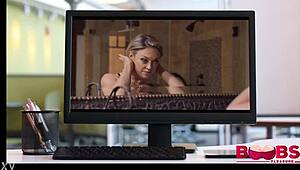 Stepson Pounds Milf's Big Tits with Monster Cock