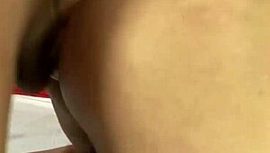 monster cock ladyboy gets hardcore blowjob action up close