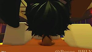 Roblox night club scene with rr34 dancing vibes all around the floor