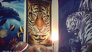 Maxxx Loadz pounds asian pussy hard backstage before the main shoot