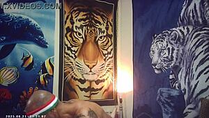 Maxxx Loadz pounds asian pussy hard backstage before the main shoot