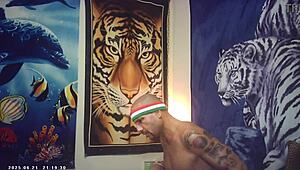 Maxxx Loadz pounds asian pussy hard backstage before the main shoot