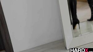 busty babe baby gemini bounces juicy ass on huge cock cowgirl hardx