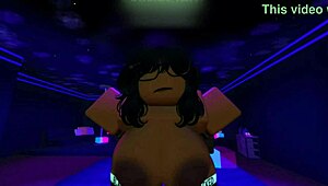 Black slut feels monster black cock stretching her huge tits and ass