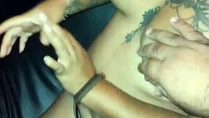 damn this horny puta mexicana gets fingered and sucks cock through the gloryhole like a pro