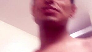 whoa first time i shot big load and slurped my own cum off monster cock 😲🍆💦