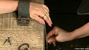 REDHEAD BOUND in LEZDOM TOYS on DEVICE for intense session