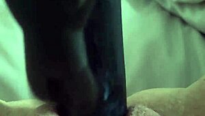 Helsbel's Shaved Pussy Squirts Hard with Dildo