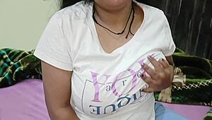 he bends his chubby fat indian girlfriend over for relentless doggystyle thrusting from his friend behind her in the heat