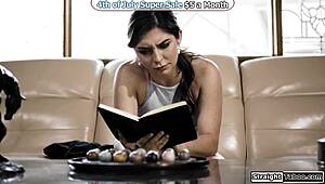 roommate's dark fantasies make me crave her deepthroat on my monster cock