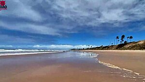 João the naughty drags everyone into a wild nudist beach orgy with Lunna Geek and toy actor 2 from Pitbull Porn part 1