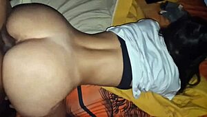 holy shit puta colegiada loves hard doggy creampie orgasms... young latina