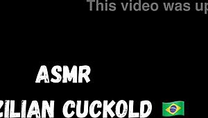 hey brazilian cuckold wife moans hard on his cock 💦😩