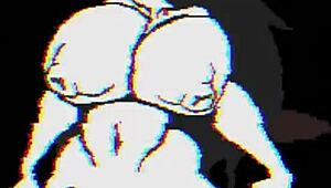 Scared teen tries weird boob riding adventure for first time