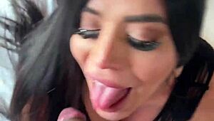 check out sara retalis taking bbc creampie deep in her shaved pussy